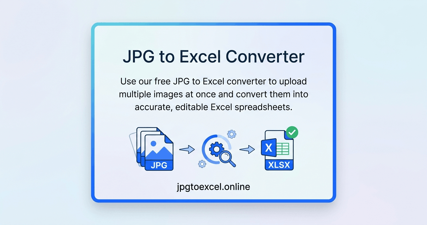 Excel Image Rasterizer Free JPG to Excel Converter Online - AI Image to Excel Tool